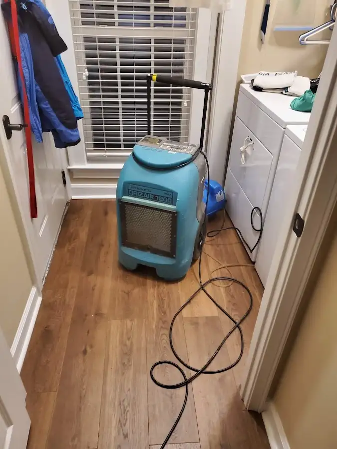 Commercial dehumidifier deployed for Flood Damage Cleanup in Weslaco