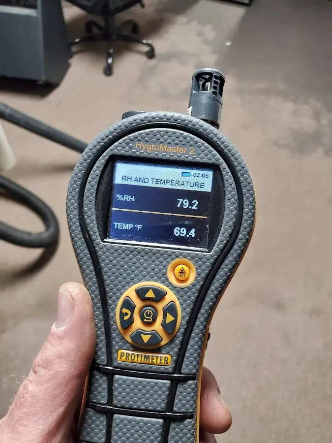 Moisture meter humidity assessment for Fire & Smoke Damage Restoration in Weslaco